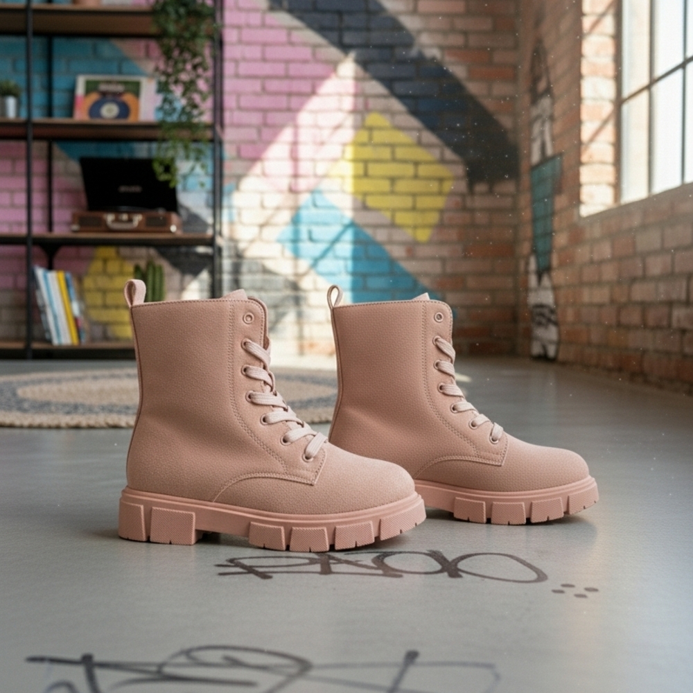 Stylish Pink Women's Boots